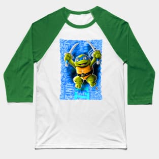 TMNT Mutant Mayhem Tuttle tot Leo Baseball T-Shirt